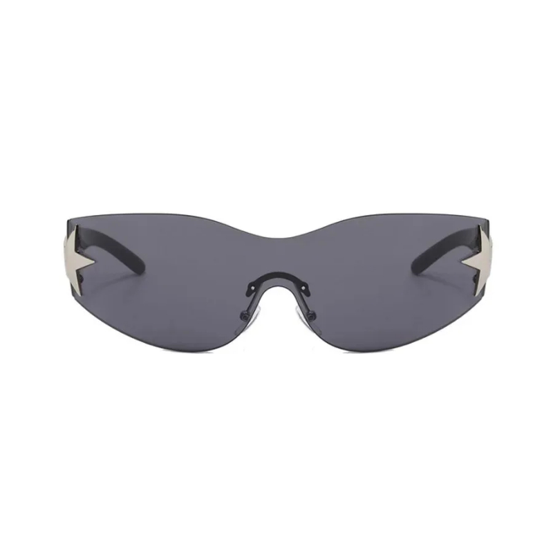 Rimless Decoration Integrated Y2K Fashion Beach Party Sunglasses