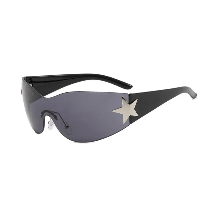 Rimless Decoration Integrated Y2K Fashion Beach Party Sunglasses